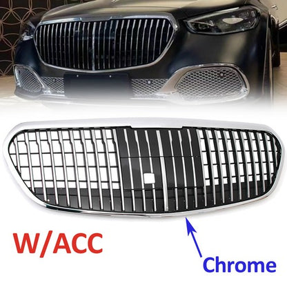 For Maybach Mercedes Benz W223S450L S500 S580 S680 2021-2024 Grille W/ACC Chrome