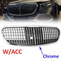 For Maybach Mercedes Benz W223S450L S500 S580 S680 2021-2024 Grille W/ACC Chrome