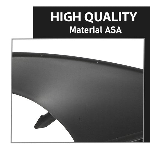 Solid Spare Fit For 2010-2015 Audi Q7 Front Bumper Fog Light Bezel Lamp Cover Left Side
