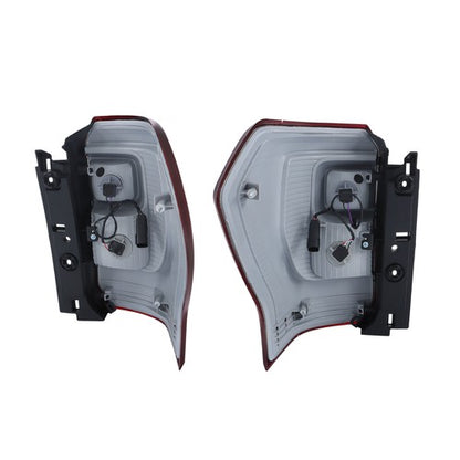 Solid Spare Clear&Red Tail Lights For Ford Expedition 2018-2021 Right+Left Side Halogen Type