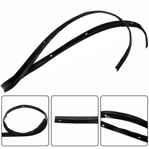 Solid Spare Fit For 08-22 Dodge Challenger Front Bumper Hood Weatherstrip Seal w/ Rivets