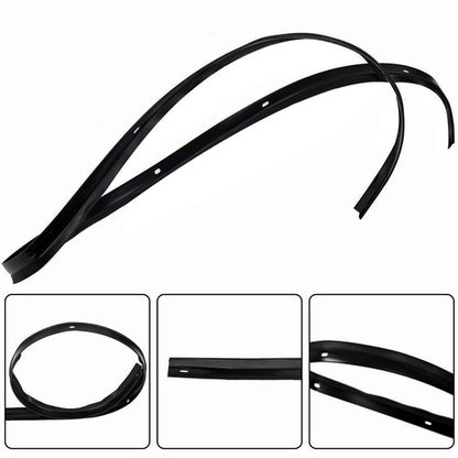 Solid Spare Fit For 08-22 Dodge Challenger Front Bumper Hood Weatherstrip Seal w/ Rivets