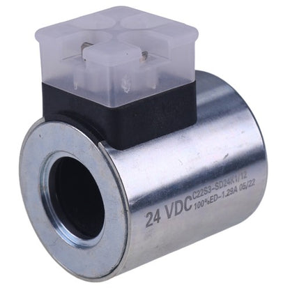 Solid Spare Solenoid Valve Coil S1-024000 24VDC for Parker 028000 012000 2.72 1.15 1.29A