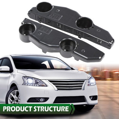 Solid Spare Fit For 13-15 Nissan Sentra Front Bumper Brackets Left+Right Pair Set