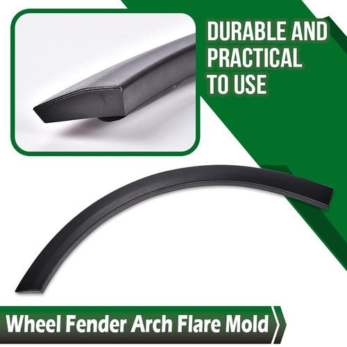 Solid Spare Fit For 2016-2021 Tesla Model X Rear Right Fender Flare Wheel Well Arch Molding