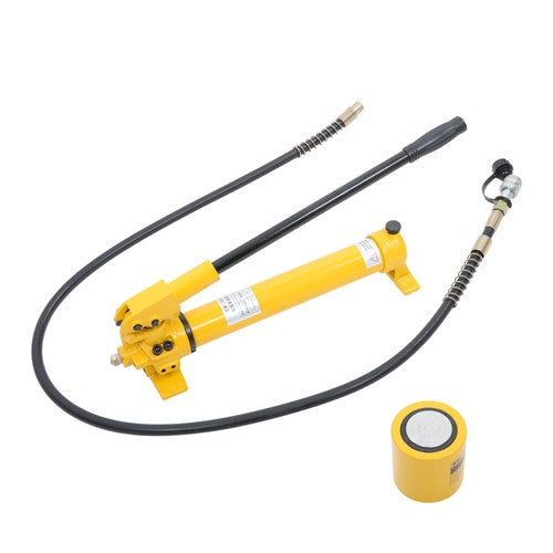 Solid Spare 30 Ton Hydraulic Jack Air Pump Lift Portable Power Ram Repair Tool+Hand Pump