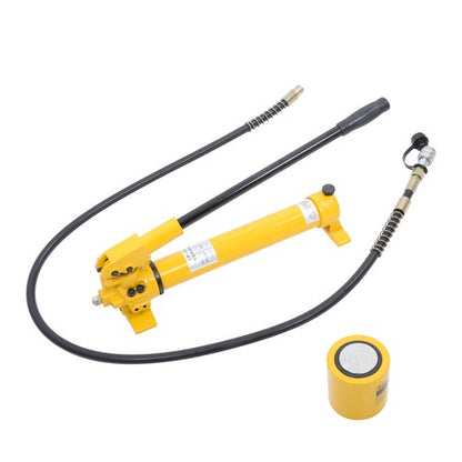 Solid Spare 30 Ton Hydraulic Jack Air Pump Lift Portable Power Ram Repair Tool+Hand Pump