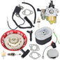 Solid Spare Carburetor For Honda GX160 5.5HP Recoil Ignition Coil Spark Plug Filter Engine