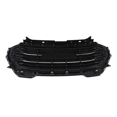 Solid Spare Fit For GMC Terrain SLE/SLT 2022-23 New Front Bumper Grille Gloss Black Plastic
