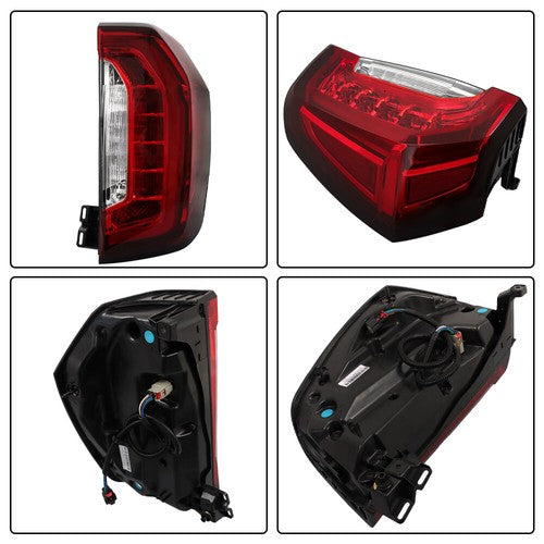 Solid Spare Outer Right RH Side Black Tail Light Assembly Fit For GMC Yukon 2021-2024 Rear