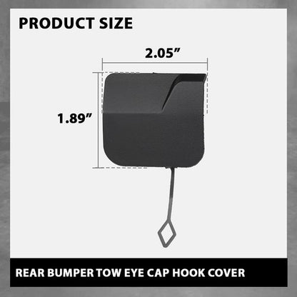 Solid Spare Fit For 2010-2016 Cadillac SRX Rear Bumper Tow Hook Eye Cover Cap 25777324