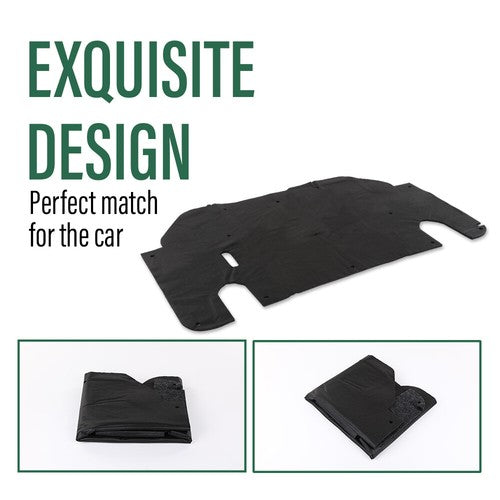 Solid Spare Fit For 1993-1997 Ford Ranger Hood Insulation Pad Heat Blanket & Clips