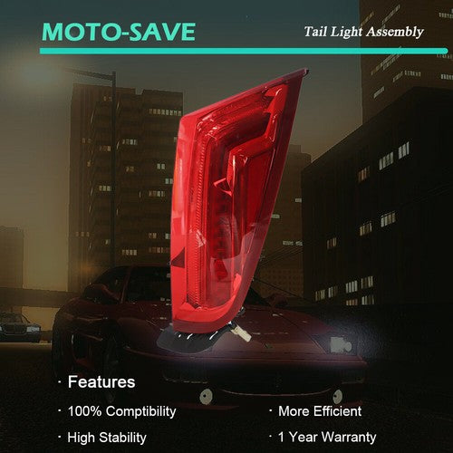 Solid Spare Fit For 2013-2017 Cadillac XTS Red Right Passenger Side Taillight Brake Lamps