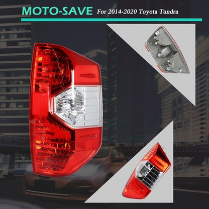 Solid Spare Chrome Taillights Rear For 2014-2020 Toyota Tundra Brake Tail Light RH/Passenger