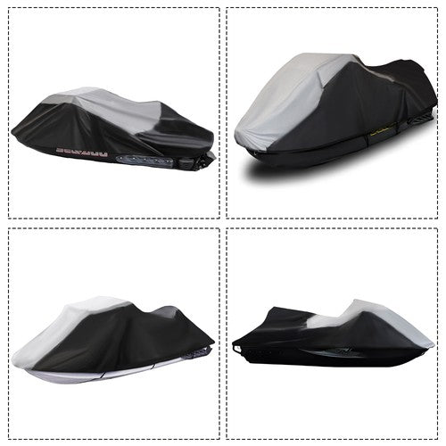 Solid Spare Trailerable 600D Jet Ski Cover Waterproof Marine Grade Heavy Duty Red New