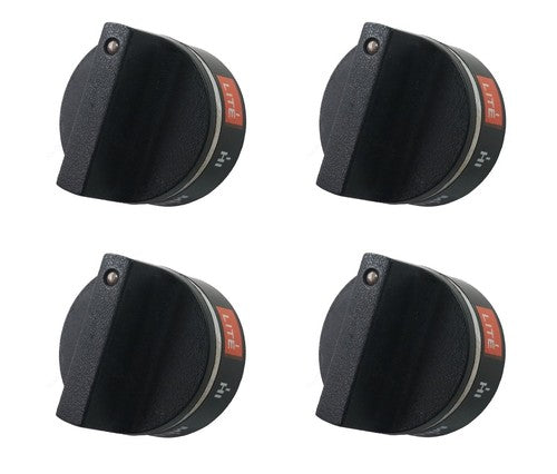 Solid Spare (4) Top Burner Knob for General Electric GE Gas Oven Range WB3X712