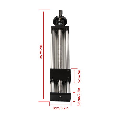 Solid Spare 250MM SLIDING RAIL TABLE LINEAR DOUBLE-TRACK BALLSCREW SFU1605 MOTION STAGE
