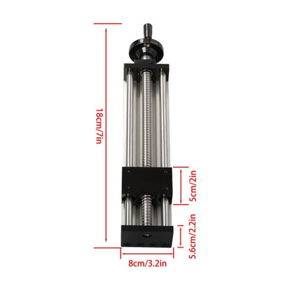 Solid Spare 250MM SLIDING RAIL TABLE LINEAR DOUBLE-TRACK BALLSCREW SFU1605 MOTION STAGE