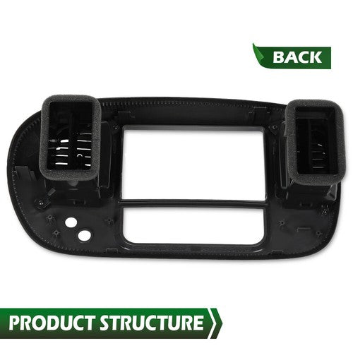 Solid Spare Fit For 1997-2003 Ford F150 Expedition Gray Center Dash Radio Bezel w/ Air Vent