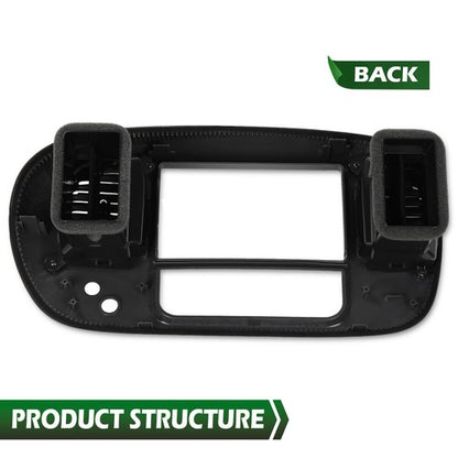 Solid Spare Fit For 1997-2003 Ford F150 Expedition Gray Center Dash Radio Bezel w/ Air Vent