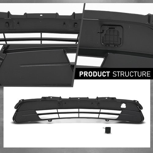 Solid Spare Fit For 2016 2017 2018 Kia Optima L LX EX Front Bumper Lower Grille 86560-C5000
