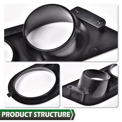 Solid Spare Fit For 2001-2006 BMW E46 M3 2-Door Fog Light Covers Bezel Trim Left+Right