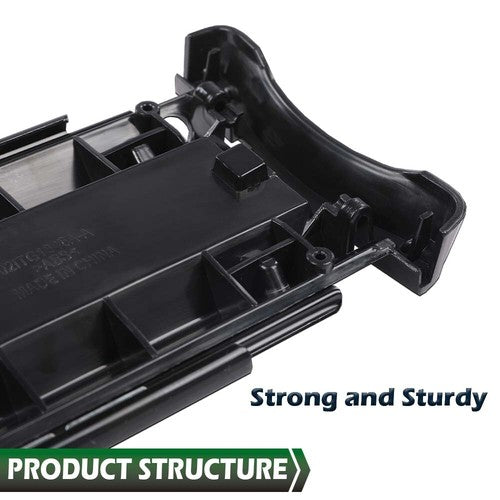 Solid Spare Center Console Lid Armrest Sliding Mechanism Fit For 2006-2011 Honda Civic Black