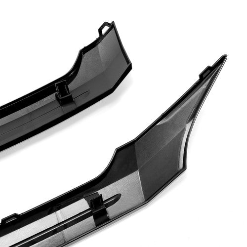 Solid Spare Front Grille Bumper For Ford Edge 2011-2014 Upper & Center Black Replacement