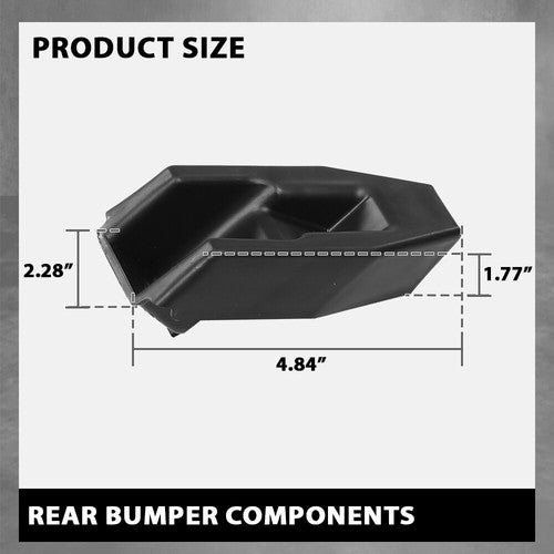 Solid Spare FO1162102 Rear RH/LH Bumper Support fits FORD Focus 12-18 CP9Z17787A
