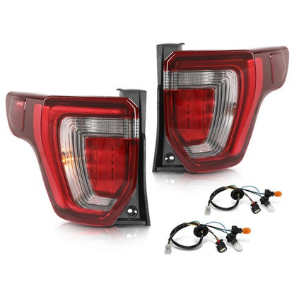 Solid Spare Tail Lights Fit For 2016-2019 Ford Explorer Rear Brake Parking Lamps Left+Right