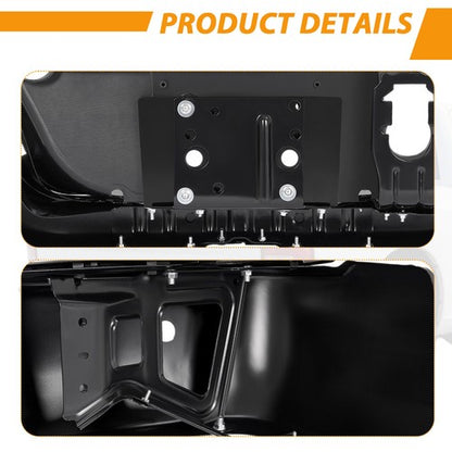 Solid Spare Black Rear Bumper Assembly For Ram 2500 3500 2013-2018 With Sensor Holes