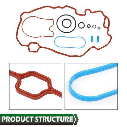 Solid Spare Fit For 96-06 Chevrolet GMC V6 Savana 4.3L Vortec OHV Head Gasket Set Bolts