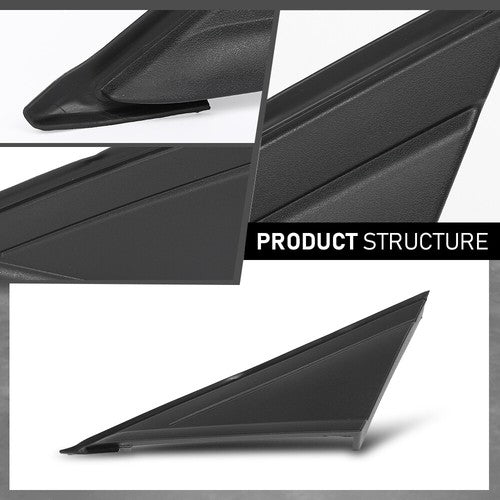 Solid Spare Fit For 2012-2018 Ford Focus Window Molding Fender Corner Molding Left Side