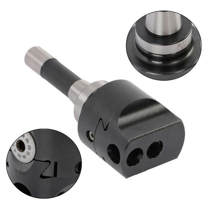 Solid Spare 3" Boring head R8 Shank +TCMT 8pcs Indexable 3/4" Boring Bar Set