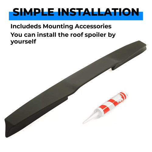 Solid Spare Truck Cab Top Roof Spoiler Wing for Chevy Colorado Crew Cab (2014-2021) 981399