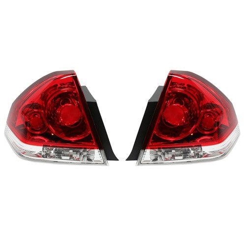 Solid Spare For Chevy Impala 2006-2013 Rear Tail Lights Brake Lamps Replacement Pair 06-13
