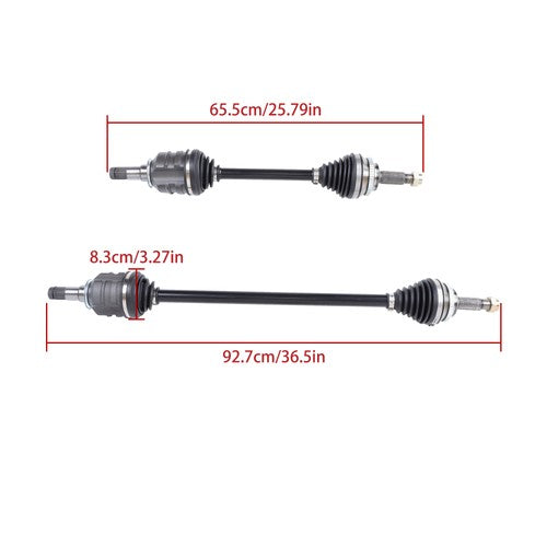 Solid Spare Fit For Toyota Corolla 2009 2010-2012 66522466-5228 Front CV Axle Shaft 2PCS