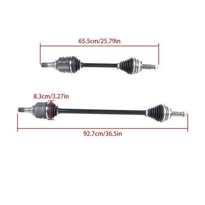Solid Spare Fit For Toyota Corolla 2009 2010-2012 66522466-5228 Front CV Axle Shaft 2PCS