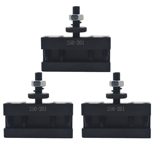 Solid Spare BXA #1 Quick Change Turning & Facing Tool Post Holder 250-201 For Lathe 3pcs