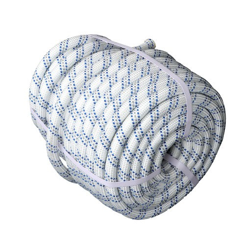 Solid Spare 1/2"&3/4" x120' Double Braided Polyester Rope 3200 Lbs Breaking Strength Rigging