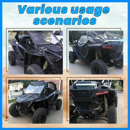 Solid Spare For Polaris RZR Pro XP/Pro R/Turbo R 2020-2024 21 22 Full Coverage Fender Flares