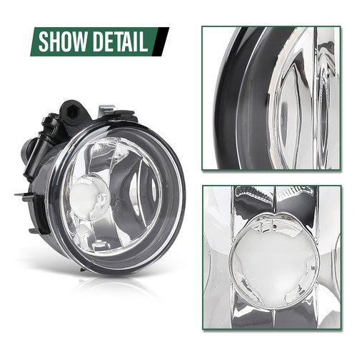 Solid Spare Pair Front Bumper Fog Lights Driving Lamps Fit For 2011-2021 BMW X1 X2 X3 X4