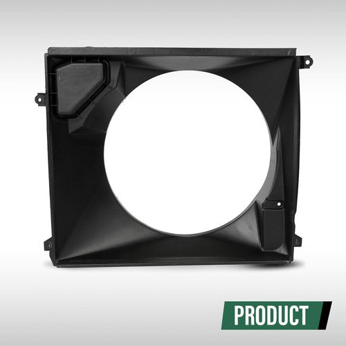 Solid Spare Black Radiator Fan Shroud With Coolant Reservoir Fit For Toyota Tacoma 2005-2015