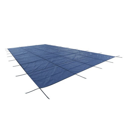 Solid Spare Inground Pool Safety Cover 20' × 40' Rectangle Safety Pool Covers Blue Mesh