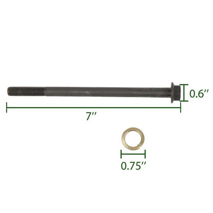 Solid Spare Cylinder Head Bolts (Six)For Polaris Ranger General RZR 900 1000 7519123 7520978