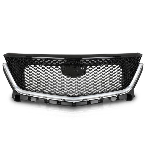 Solid Spare Fit For 2020-2025 Cadillac XT6 Sport Front Bumper Lower Grille Black & Chrome