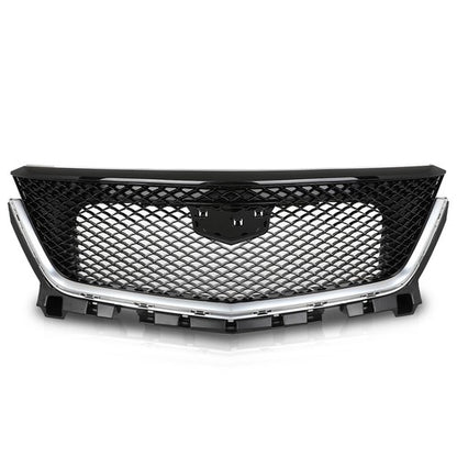 Solid Spare Fit For 2020-2025 Cadillac XT6 Sport Front Bumper Lower Grille Black & Chrome
