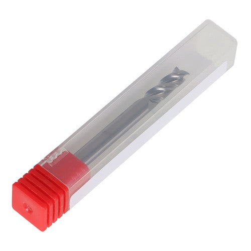 Solid Spare 3 Flute Regular Length Carbide Milling Cutter 1/4" For Aluminum