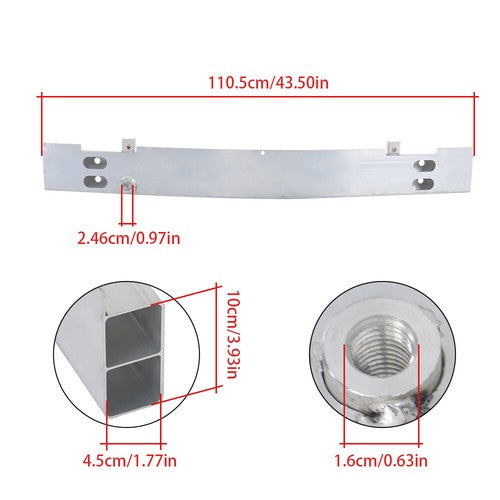 Solid Spare For Chevrolet Camaro 2016-2023 Aluminum Front Lower Bumper Reinforcement New