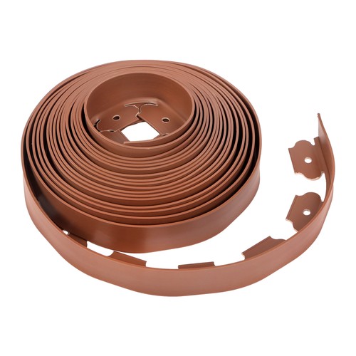 Solid Spare 240FT No Dig Lawn Border L-shaped Lawn Garden Edging Kit W/ 40 Spikes Plastic